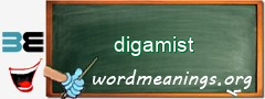WordMeaning blackboard for digamist